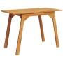 Mesa de comedor de jardín madera maciza de acacia 110x56x75 cm de , Mesas de jardín - Ref: Foro24-366372, Precio: 92,92 €, De...