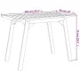 Garden dining table solid acacia wood 110x56x75 cm by , Garden tables - Ref: Foro24-366372, Price: 87,93 €, Discount: %