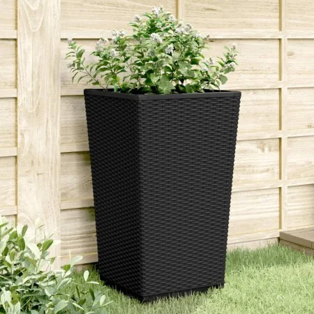 Jardineras 4 unidades PP negro 32,5x32,5x57 cm de , Maceteros y jardineras - Ref: Foro24-367853, Precio: 147,03 €, Descuento: %