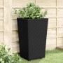 Pflanzgefäße 4 Einheiten PP schwarz 32,5x32,5x57 cm von , Töpfe und Pflanzgefäße - Ref: Foro24-367853, Preis: 156,85 €, Rabat...