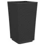 Jardineras 4 unidades PP negro 32,5x32,5x57 cm de , Maceteros y jardineras - Ref: Foro24-367853, Precio: 147,03 €, Descuento: %