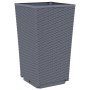 Pflanzgefäße 4 Einheiten PP grau 32,5x32,5x57 cm von , Töpfe und Pflanzgefäße - Ref: Foro24-367851, Preis: 125,57 €, Rabatt: %