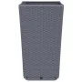 Planters 4 units PP gray 32.5x32.5x57 cm by , Pots and planters - Ref: Foro24-367851, Price: 123,49 €, Discount: %
