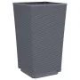 Planters 4 units PP gray 32.5x32.5x57 cm by , Pots and planters - Ref: Foro24-367851, Price: 123,49 €, Discount: %