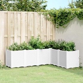 Jardinera PP blanco 160x120x53 cm