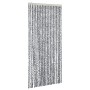 Cortina antimoscas chenilla gris negro y blanco 90x200 cm de , Mosquiteras para ventanas - Ref: Foro24-377334, Precio: 62,84 ...