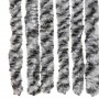 Cortina antimoscas chenilla gris negro y blanco 90x200 cm de , Mosquiteras para ventanas - Ref: Foro24-377334, Precio: 62,84 ...