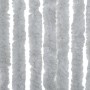 Cortina antimoscas chenilla gris 90x200 cm