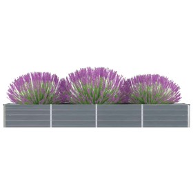 Galvanized steel garden bed in gray, 320x40x45 cm by vidaXL, Pots and planters - Ref: Foro24-47052, Price: 71,54 €, Discount: %
