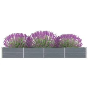 Gartenbeet aus verzinktem Stahl grau 320x40x45 cm von vidaXL, Töpfe und Pflanzgefäße - Ref: Foro24-47052, Preis: 68,61 €, Rab...