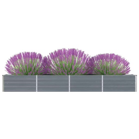 Galvanized steel garden bed in gray, 320x40x45 cm by vidaXL, Pots and planters - Ref: Foro24-47052, Price: 71,54 €, Discount: %
