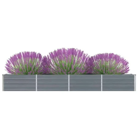 Galvanized steel garden bed in gray, 320x40x45 cm by vidaXL, Pots and planters - Ref: Foro24-47052, Price: 73,12 €, Discount: %