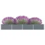 Gartenbeet aus verzinktem Stahl grau 320x40x45 cm von vidaXL, Töpfe und Pflanzgefäße - Ref: Foro24-47052, Preis: 81,78 €, Rab...