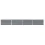Galvanized steel garden bed in gray, 320x40x45 cm by vidaXL, Pots and planters - Ref: Foro24-47052, Price: 73,12 €, Discount: %