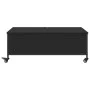 Mesa de centro con ruedas madera ingeniería negro 91x55x34 cm de , Mesas de centro - Ref: Foro24-842296, Precio: 94,89 €, Des...