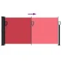 Red retractable side awning 100x300 cm by , Umbrellas - Ref: Foro24-4004267, Price: 67,52 €, Discount: %