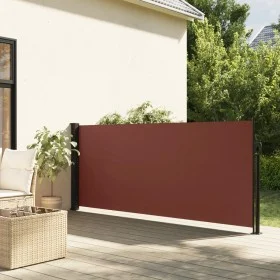 Brown retractable side awning 140x300 cm by , Umbrellas - Ref: Foro24-4004299, Price: 96,45 €, Discount: %