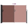 Brown retractable side awning 140x300 cm by , Umbrellas - Ref: Foro24-4004299, Price: 99,26 €, Discount: %