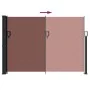 Toldo lateral retráctil marrón 140x300 cm de , Sombrillas - Ref: Foro24-4004299, Precio: 96,42 €, Descuento: %