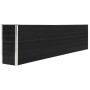 Elevated planter anthracite gray galvanized steel 320x40x77 cm by vidaXL, Pots and planters - Ref: Foro24-47051, Price: 100,3...