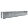 Gray galvanized steel garden bed 480x80x77 cm by vidaXL, Pots and planters - Ref: Foro24-47068, Price: 154,11 €, Discount: %