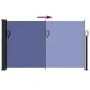 Toldo lateral retráctil azul 120x600 cm de , Sombrillas - Ref: Foro24-4004491, Precio: 107,10 €, Descuento: %