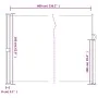 Blaue einziehbare Seitenmarkise 160x600 cm von , Sonnenschirme - Ref: Foro24-4004521, Preis: 125,61 €, Rabatt: %