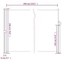 Red retractable side awning 180x600 cm by , Umbrellas - Ref: Foro24-4004537, Price: 106,04 €, Discount: %