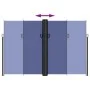 Blaue einziehbare Seitenmarkise 220x600 cm von , Sonnenschirme - Ref: Foro24-4004866, Preis: 174,81 €, Rabatt: %