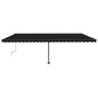 Manuell ausziehbare Fußmarkise Anthrazitgrau 600x300 cm von , Markisen - Ref: Foro24-3069799, Preis: 556,15 €, Rabatt: %