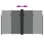 Anthracite gray retractable side awning 200x600 cm by , Umbrellas - Ref: Foro24-4004853, Price: 194,69 €, Discount: %