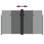 Anthracite gray retractable side awning 200x600 cm by , Umbrellas - Ref: Foro24-4004853, Price: 186,98 €, Discount: %