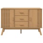 OLDEN Sideboard aus massivem braunem Kiefernholz 114x43x73,5 cm von , Sideboards - Ref: Foro24-358597, Preis: 183,30 €, Rabat...