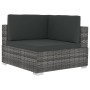 Garden sofa set with 3-piece synthetic rattan gray cushions by vidaXL, Garden sets - Ref: Foro24-47266, Price: 314,36 €, Disc...