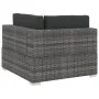 Garden sofa set with 3-piece synthetic rattan gray cushions by vidaXL, Garden sets - Ref: Foro24-47266, Price: 309,97 €, Disc...