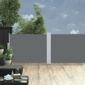Anthracite gray retractable side awning 120x1000 cm by , Umbrellas - Ref: Foro24-48480, Price: 91,33 €, Discount: %