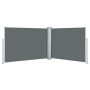 Anthracite gray retractable side awning 120x1000 cm by , Umbrellas - Ref: Foro24-48480, Price: 94,49 €, Discount: %