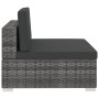 Garden sofa set with 3-piece synthetic rattan gray cushions by vidaXL, Garden sets - Ref: Foro24-47266, Price: 314,36 €, Disc...