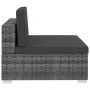 Garden sofa set with 3-piece synthetic rattan gray cushions by vidaXL, Garden sets - Ref: Foro24-47266, Price: 309,97 €, Disc...