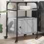 Druckerständer 3 Ebenen grau Sonoma 50x40x76 cm von , Drucker unterstützt - Ref: Foro24-842294, Preis: 67,81 €, Rabatt: %