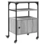 Printer stand 3 levels gray Sonoma 50x40x76 cm by , Printer supports - Ref: Foro24-842294, Price: 66,90 €, Discount: %