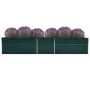 Grünes Gartenbett aus verzinktem Stahl, 400 x 80 x 77 cm von vidaXL, Töpfe und Pflanzgefäße - Ref: Foro24-47061, Preis: 130,4...