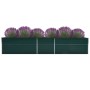 Green galvanized steel garden bed 400x80x77 cm by vidaXL, Pots and planters - Ref: Foro24-47061, Price: 135,79 €, Discount: %