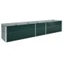 Grünes Gartenbett aus verzinktem Stahl, 400 x 80 x 77 cm von vidaXL, Töpfe und Pflanzgefäße - Ref: Foro24-47061, Preis: 130,4...