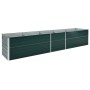 Grünes Gartenbett aus verzinktem Stahl, 400 x 80 x 77 cm von vidaXL, Töpfe und Pflanzgefäße - Ref: Foro24-47061, Preis: 135,9...
