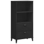 VIKEN black engineered wood bookcase 60x35x123 cm by , Bookcases and shelves - Ref: Foro24-374948, Price: 130,85 €, Discount: %
