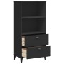 VIKEN black engineered wood bookcase 60x35x123 cm by , Bookcases and shelves - Ref: Foro24-374948, Price: 133,17 €, Discount: %
