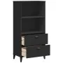 VIKEN black engineered wood bookcase 60x35x123 cm by , Bookcases and shelves - Ref: Foro24-374948, Price: 130,85 €, Discount: %