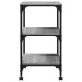 Soporte de impresora 3 niveles gris Sonoma 50x41x75 cm de , Soportes para impresoras - Ref: Foro24-842289, Precio: 46,43 €, D...