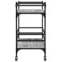 Sonoma grauer Küchenwagen aus Holzwerkstoff, 82 x 40 x 78,5 cm von , Küchen- und Speisewagen - Ref: Foro24-842364, Preis: 50,...